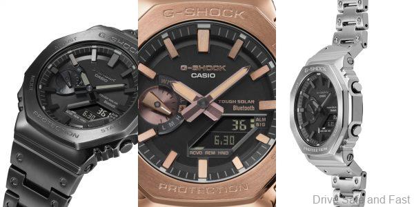 Casio Presents The New G-Shock GM-B2100 In 3 Full Metal Finishes