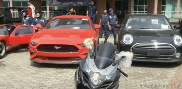 customs raid on port Klang for vehicles imported without AP