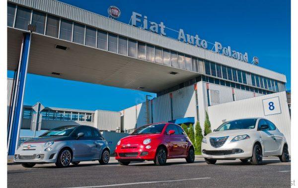 Stellantis plant in Tychy with its old Fiat name