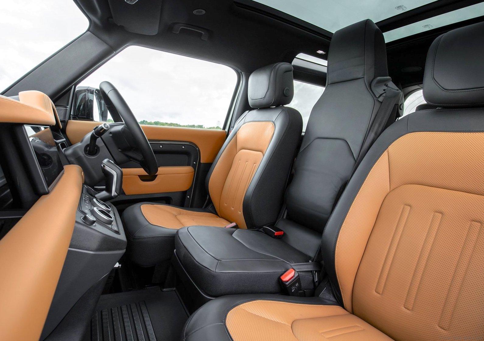 Land Rover Defender 90 front seats