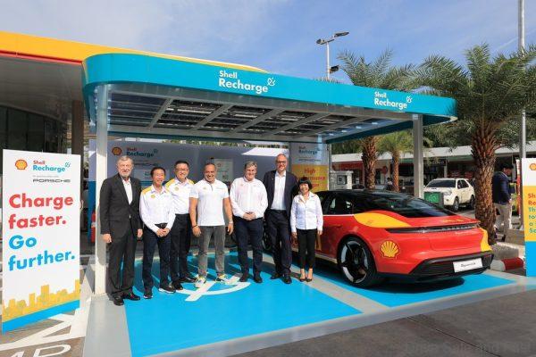 Porsche To Install DC Fast Chargers At 11 Shell Stations Across Thailand