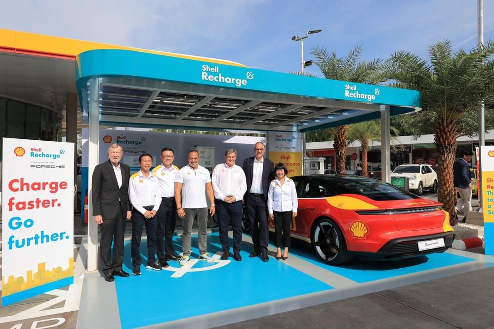 Porsche To Open DC Fast Chargers At 11 Thai Shell Stations