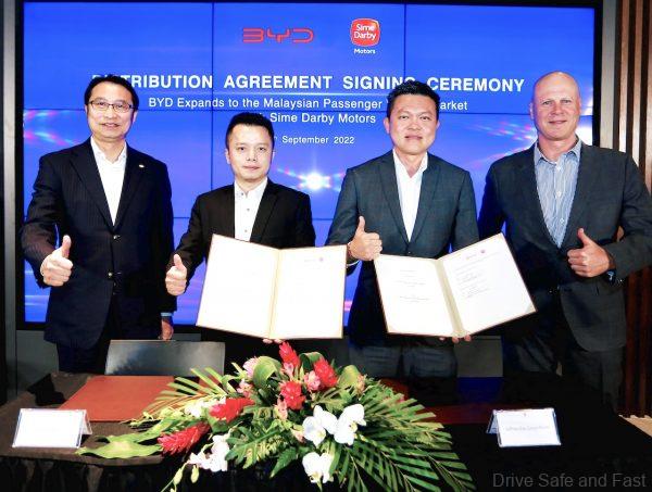 BYD have signed a Distribution Agreement