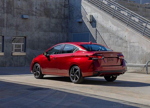 Nissan Versa aka Almera facelift from the rear