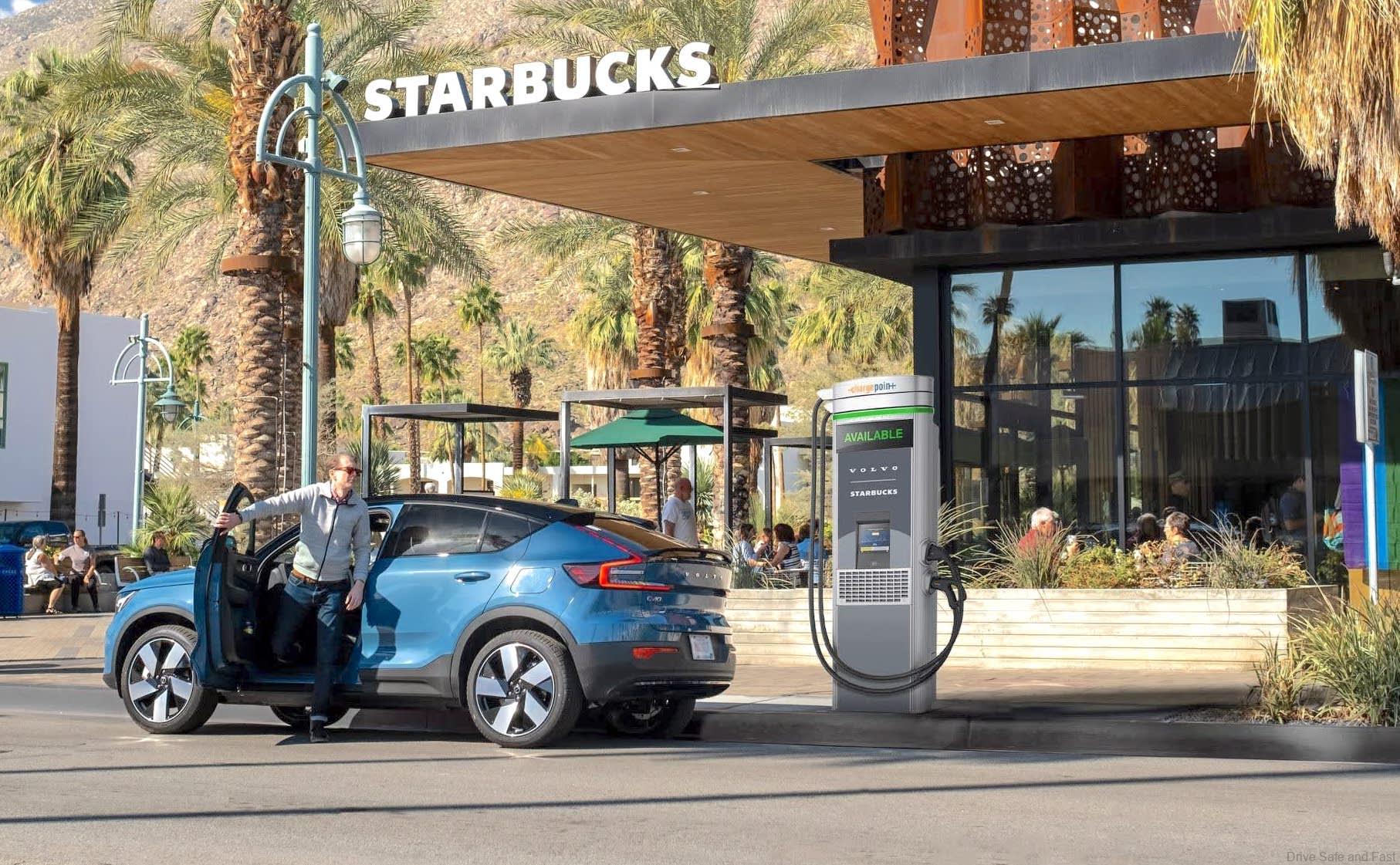 Starbucks EV Charging