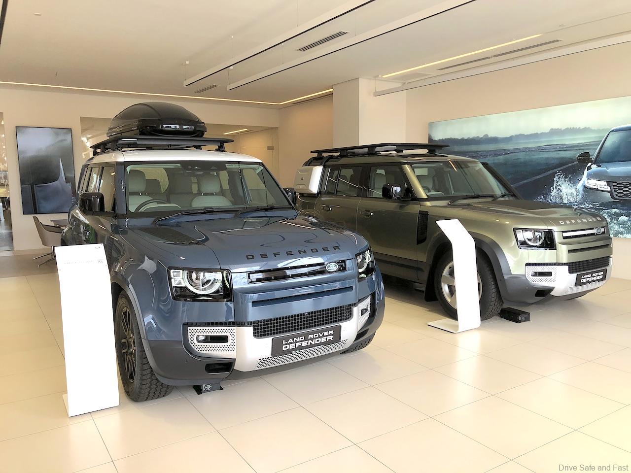 Jaguar Land Rover showroom