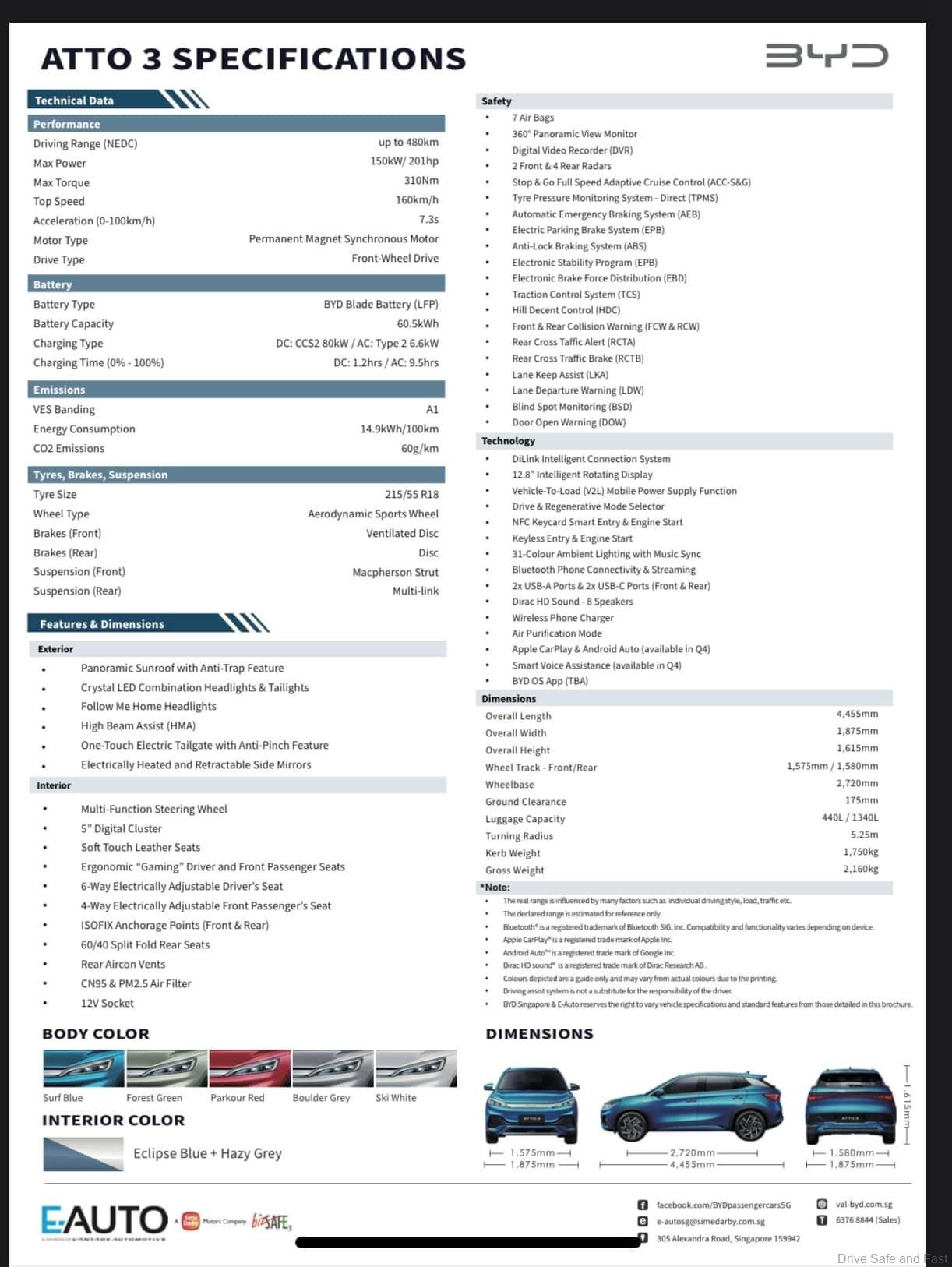 BYD electric vehicle