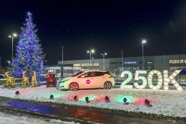 Nissan Celebrates Building A Quarter Of A Million LEAFs In The UK
