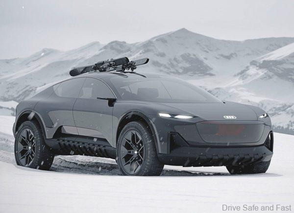 Audi activesphere concept in the snow