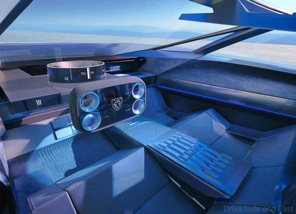 Peugeot Inception Concept Hypersquare i-Cockpit interior