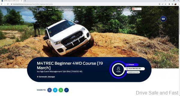 Beginner 4WD Course For Ford Ranger Owners On 19 March 2023