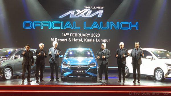 All-New Perodua Axia Launched With 5700 Units/Month Sales Target