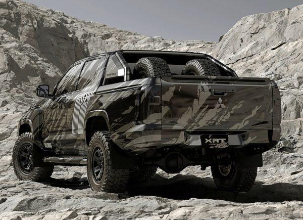 mitsubishi triton xrt concept from the rear
