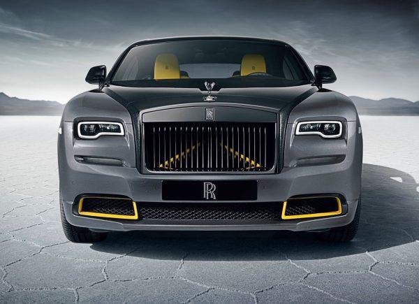rolls-royce wraith black arrow front