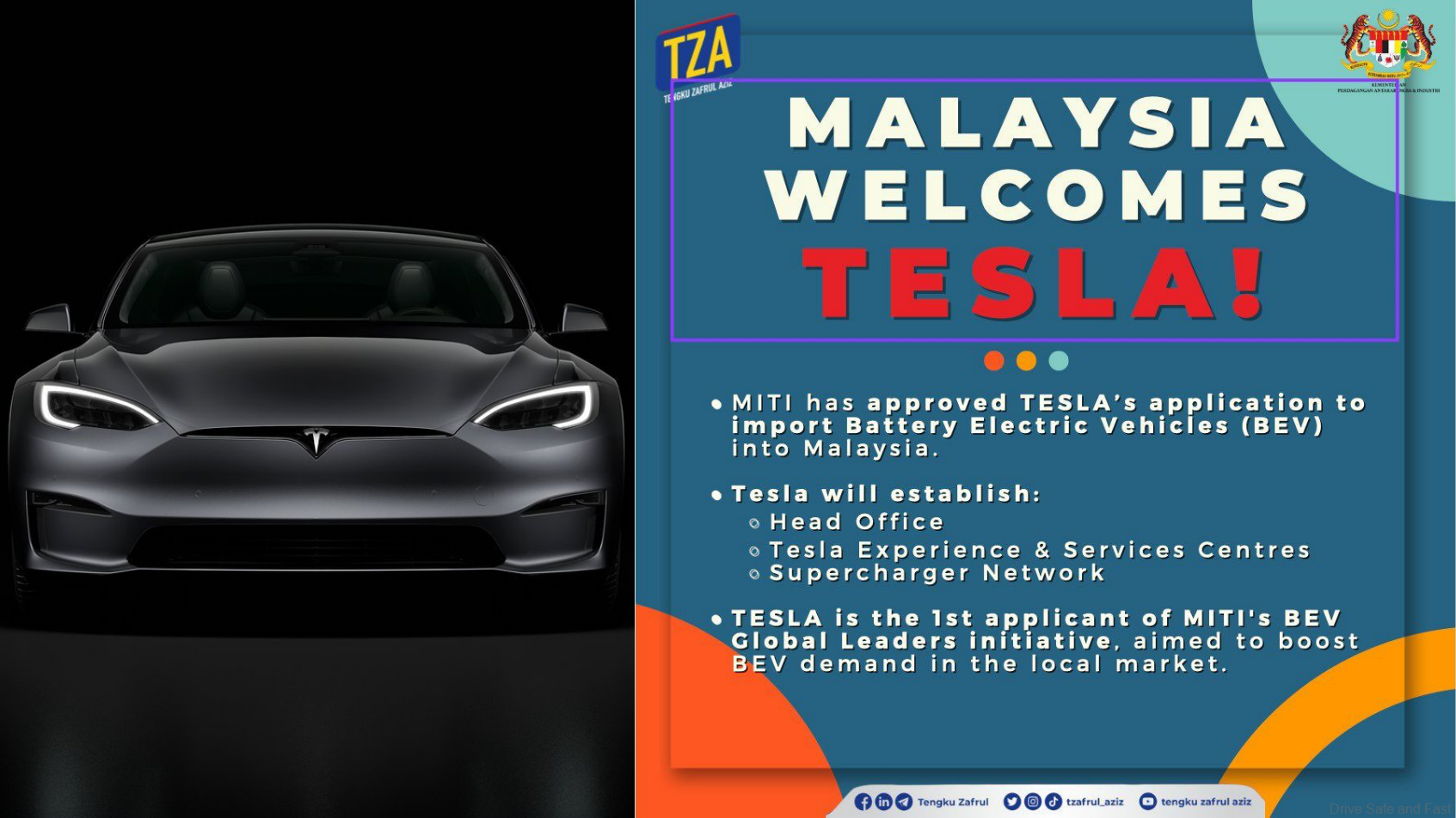 Malaysia, Tesla