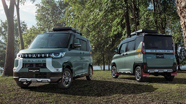 A Mitsubishi Delica MINI front and back