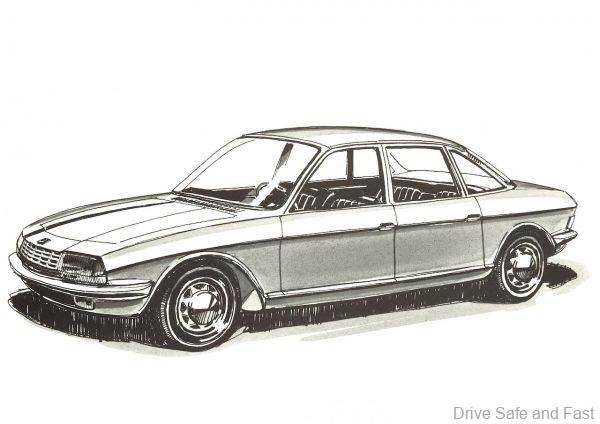 Design drawing of the NSU Ro 80