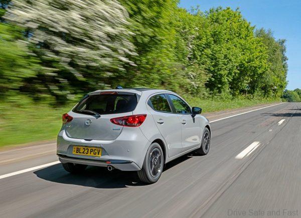 mazda2 rear in motion