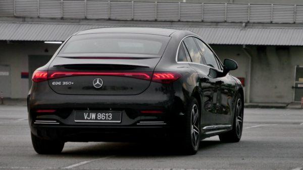 mercedes-benz eqe 350+ rear end
