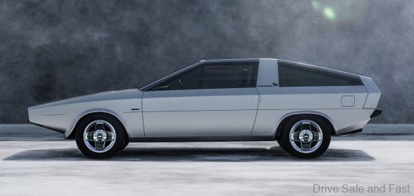 Hyundai Pony Coupé Concept side silhouette 