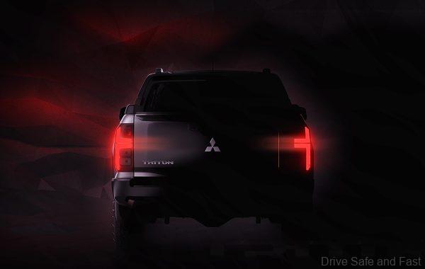 rear mitsubishi triton truck