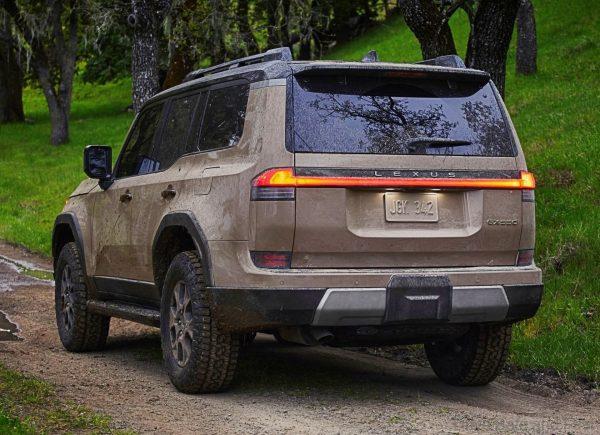 Lexus GX rear three quarter view