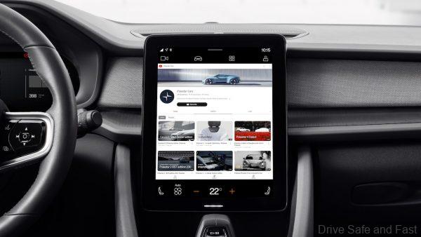 YouTube Added On Polestar 2’s 15th Remote Software Upgrade