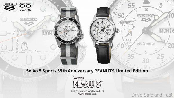 Celebrate 55th Year of Seiko 5 Sports With Peanuts Collection