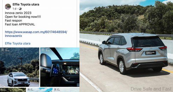 Toyota Innova Zenix Already Being Promoted By Penang Toyota Salesperson