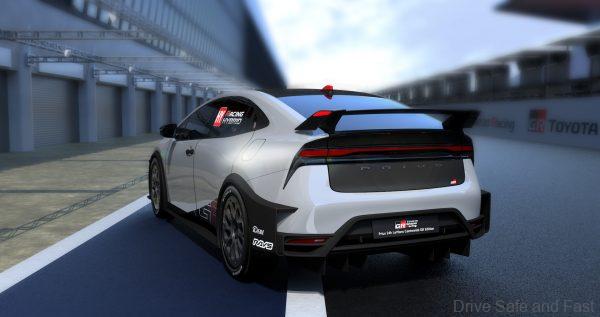 toyota prius 24h Le Mans Centennial GR Edition rear