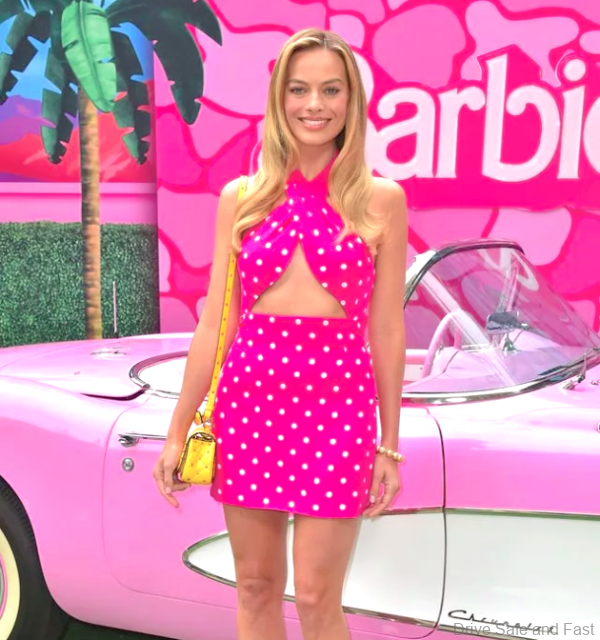 Barbie Drives A Restomod Chevy Corvette