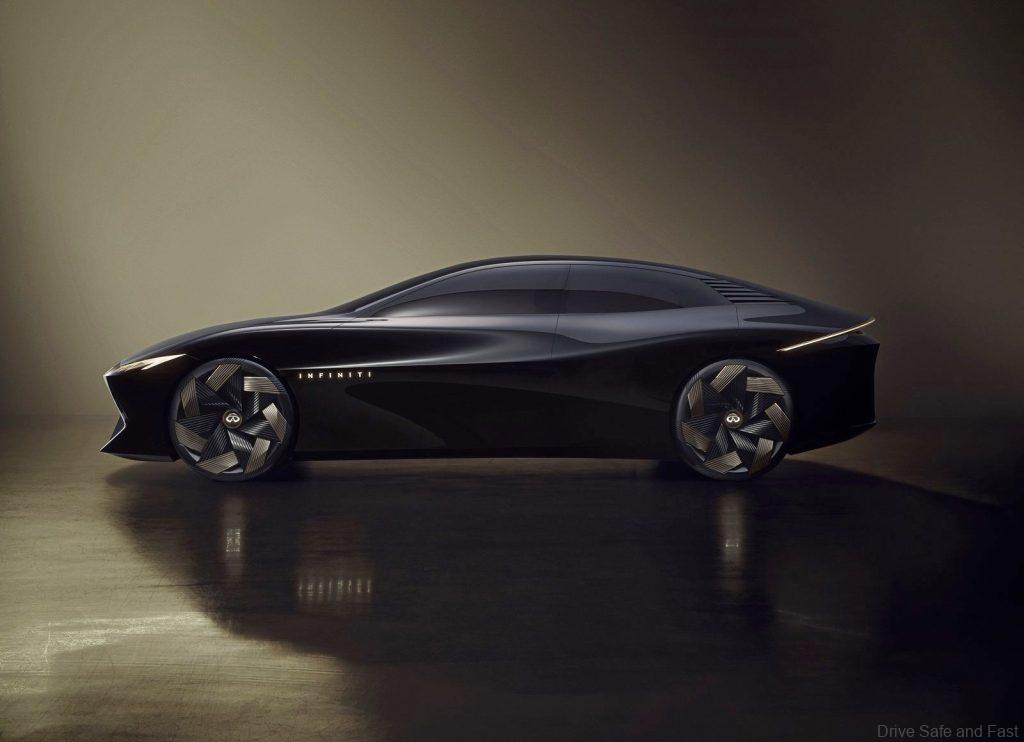 infiniti vision qe concept from the side