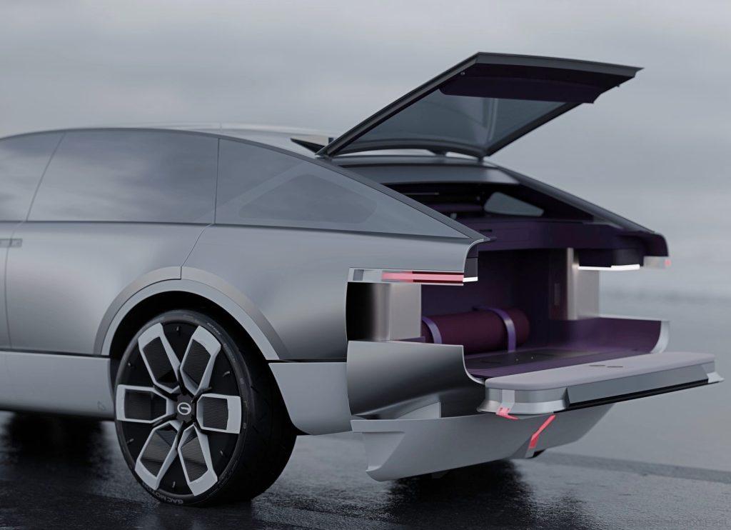 GAC ERA Concept with boot open and bumper deployed