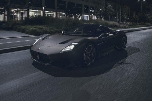 Maserati MC20 Notte Edition Shown With A Dark Theme
