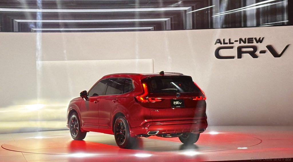 Honda CR-V in Ignite Red Metallic at Malaysian launch