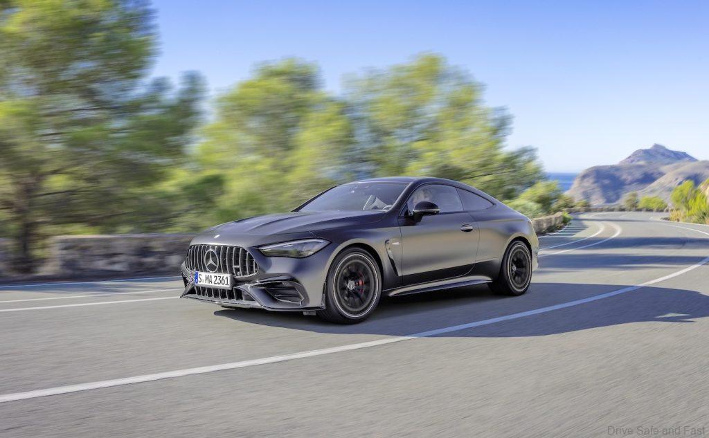 

With the new CLE 53 4MATIC+ Coupé (combined fuel consumption 9.7-9.3 l/100 km, combined CO2 emissions 220-212 g/km) , Mercedes-AMG is sharpening its product portfolio and redefining the entry-level performance coupé segment.;combined fuel consumption 9.7-9.3 l/100 km, combined CO2 emissions 220-212 g/km*