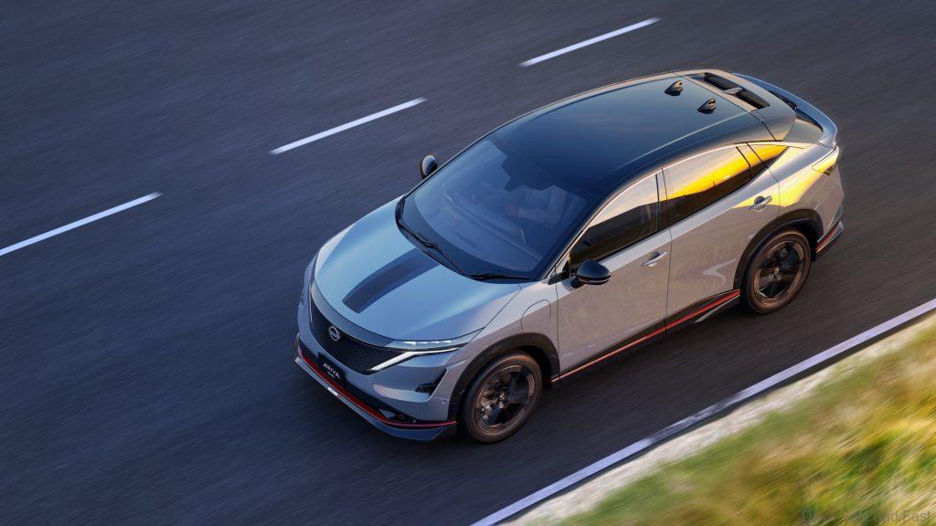 Nissan Ariya Nismo in motion
