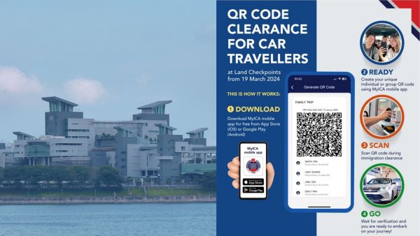 Driving To Singapore? QR Codes At Checkpoints Promise Faster Immigration Clearance