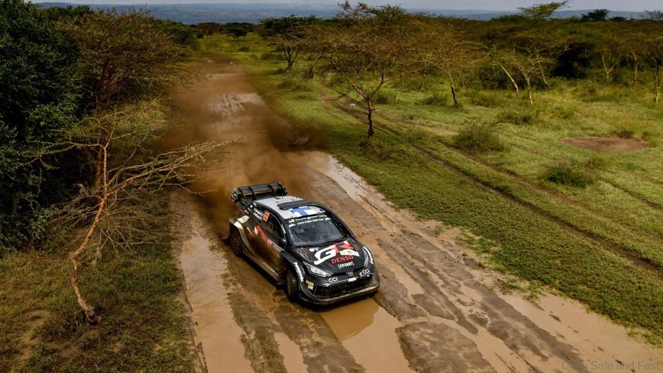 Safari Rally Kenya Toyota winning car