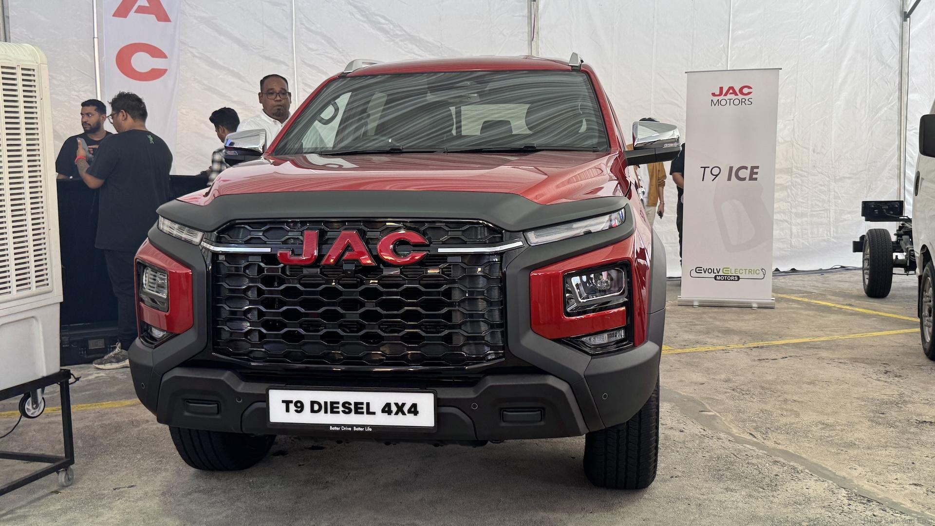 JAC Motors T9 Pick-Up: RM120K Full-Spec Diesel Or RM200K BEV