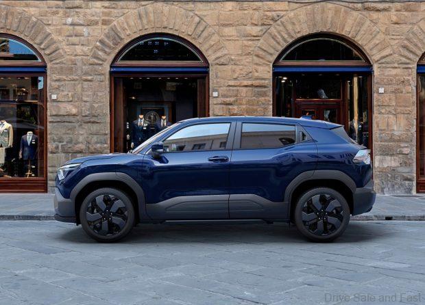 Suzuki e VITARA side profile