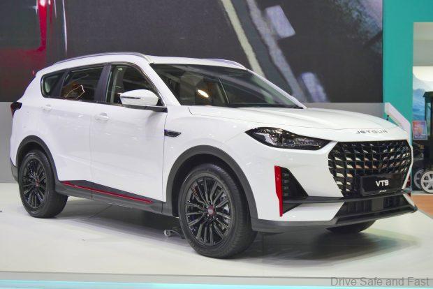 jetour vt9 from the front at the malaysia autoshow 2025