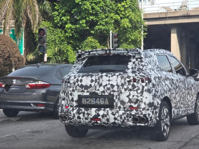 proton x50 facelift spyshot