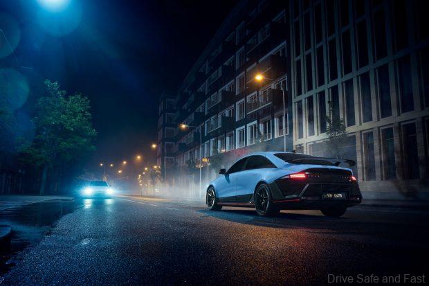 hyundai ioniq 6 n at night