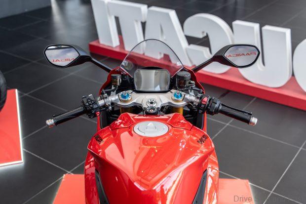Ducati Panigale V2 S from the seat