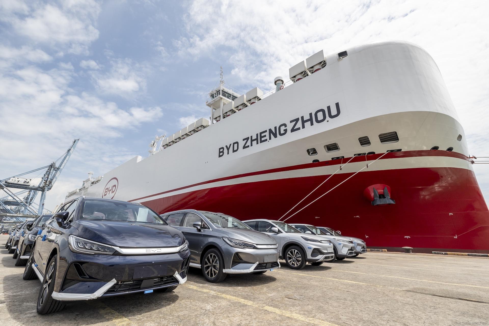 BYD Zhengzhou Delivers First Batch of EVs to Malaysia