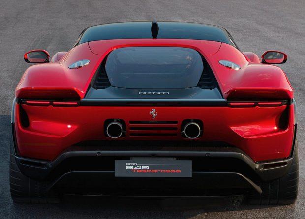 ferrari 849 testarossa rear