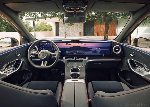 interior of the mercedes-benz glc ev