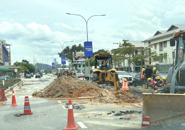 Be Prepared For Shoddy Road Repair After This Pipe Burst
