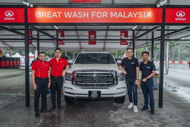 GWM Malaysia GWM Tank 500 at the Great Wash Malaysia event